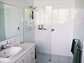 Thumbnail of Gloss 2 pack Bevelled Edge doors with 10mm Shower Panel and Mirror with Chrome Frame